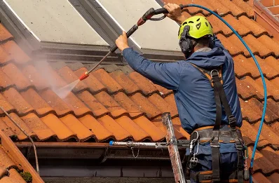 Démoussage et hydrofuge de toiture à Villefranque